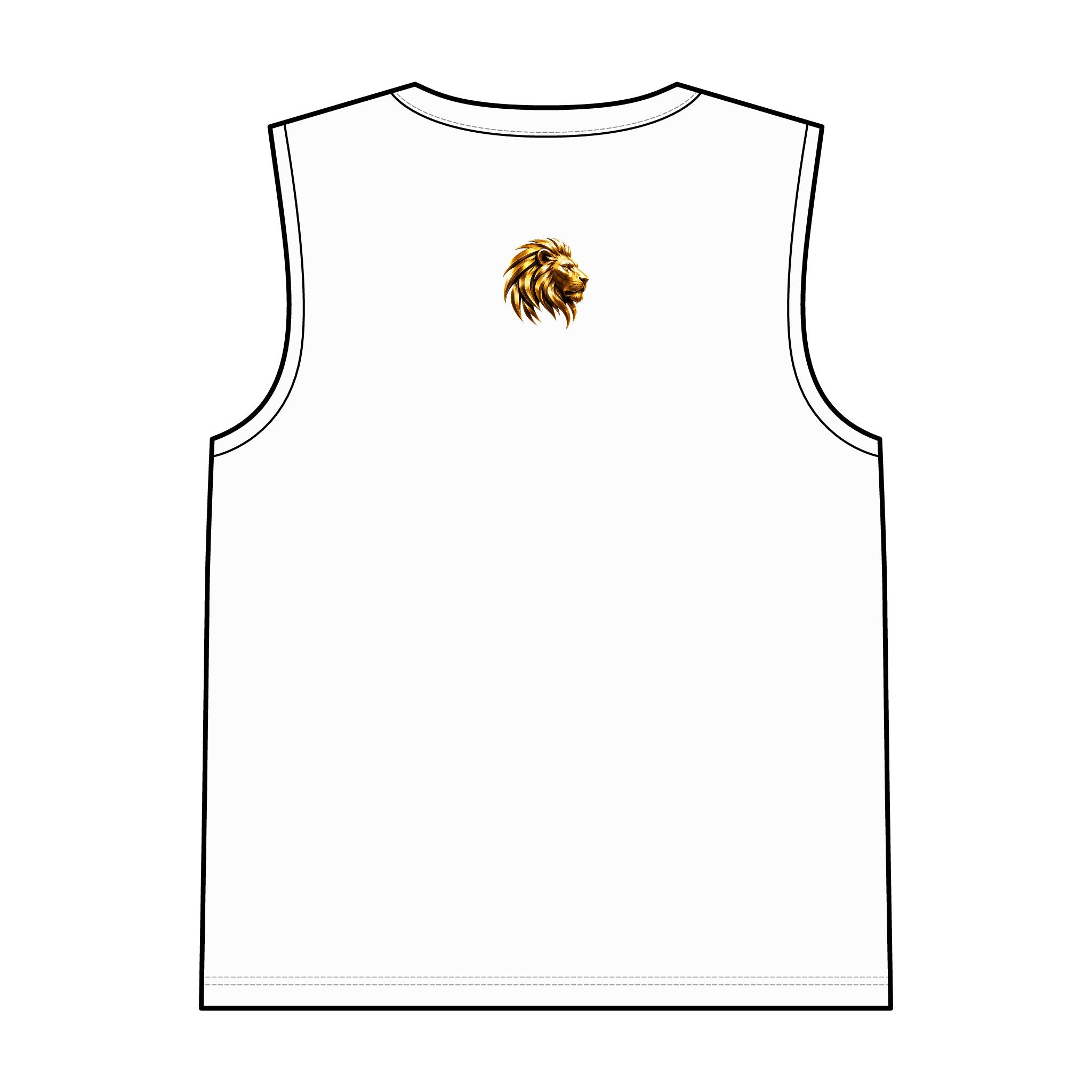 Lion Crest Garment-Dyed Tank Top — Roldán Pro Logo Athletic Sleeveless Shirt