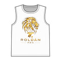 Lion Crest Garment-Dyed Tank Top — Roldán Pro Logo Athletic Sleeveless Shirt